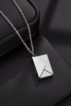 Load image into Gallery viewer, Envelope Pendant Stainless Steel Necklace