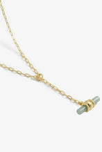 Load image into Gallery viewer, Gold-Plated Bar Pendant OT Chain Necklace