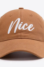 Load image into Gallery viewer, NICE Adjustable Cotton Baseball Cap