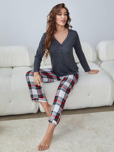 Load image into Gallery viewer, WHOVILLE Plaid Lounge Set