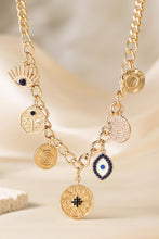 Load image into Gallery viewer, Multi-Pendant Chain Necklace