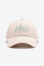 Load image into Gallery viewer, NICE Adjustable Cotton Baseball Cap