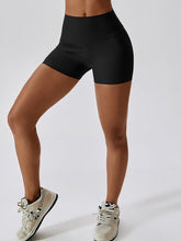 Load image into Gallery viewer, Wide Waistband Slim Fit Sports Shorts