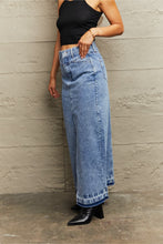 Load image into Gallery viewer, Front Slit Maxi Denim Skirt