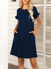 Load image into Gallery viewer, HEATHER Flounce Sleeve Dress