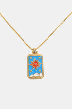 Load image into Gallery viewer, Tarot Card Pendant Copper Necklace