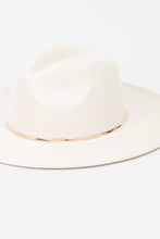 Load image into Gallery viewer, Fame Slice of Chic Herringbone Chain Fedora