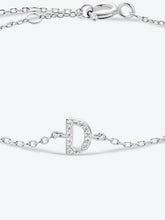 Load image into Gallery viewer, A To F Zircon 925 Sterling Silver Bracelet