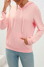 Load image into Gallery viewer, Drawstring Long Sleeve Hoodie with Pocket