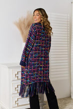 Load image into Gallery viewer, Fringe Hem Open Front Cardigan