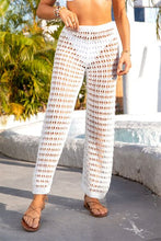 Load image into Gallery viewer, Openwork Mid-Rise Waist Swim Pants