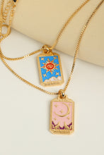 Load image into Gallery viewer, Tarot Card Pendant Copper Necklace