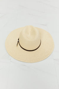 Fame Boho Summer Straw Fedora Hat