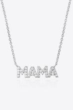 Load image into Gallery viewer, MAMA Zircon 925 Sterling Silver Necklace