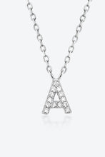 Load image into Gallery viewer, A To F Zircon 925 Sterling Silver Necklace