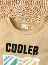 Load image into Gallery viewer, Boys COOLER VERSION OF DAD Tee and Shorts Set