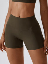 Load image into Gallery viewer, Wide Waistband Slim Fit Sports Shorts