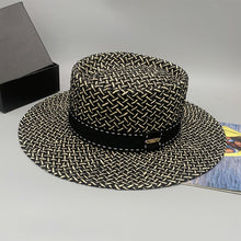 Load image into Gallery viewer, Adjustable Paper Braided Hat