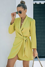 Load image into Gallery viewer, ON MY WAY Belted Blazer Dress