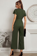 Load image into Gallery viewer, Flutter Sleeve Surplice Jumpsuit