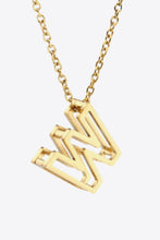 Load image into Gallery viewer, U to Z Letter Pendant Necklace