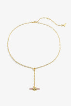 Load image into Gallery viewer, Gold-Plated Bar Pendant OT Chain Necklace