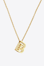 Load image into Gallery viewer, A to J Letter Pendant Necklace