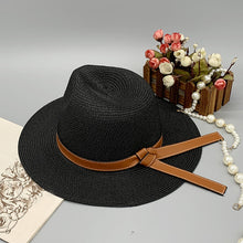 Load image into Gallery viewer, Wide Brim Paper Braided Hat