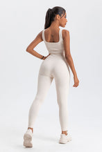 Load image into Gallery viewer, Wide Strap Sleeveless Active Jumpsuit