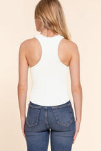 Load image into Gallery viewer, ACTIVE BASIC Ribbed Round Neck Racerback Seamless Tank