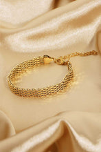 Load image into Gallery viewer, 18K Gold-Plated Wide Chain Bracelet