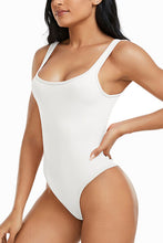 Load image into Gallery viewer, Wide Strap Square Neck Active Bodysuit