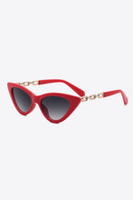 Load image into Gallery viewer, Chain Detail Cat-Eye Sunglasses