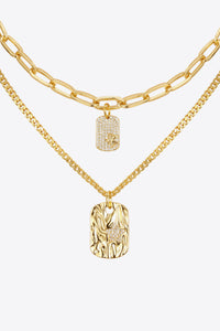 Never Out Of Reach 18K Gold-Plated Pendant Necklace