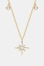 Load image into Gallery viewer, Moissanite North Star Pendant 925 Sterling Silver Necklace