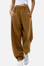 Load image into Gallery viewer, Elastic Waist Parachute Sweatpants with Pockets