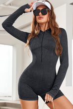 Load image into Gallery viewer, Mock Neck Long Sleeve Romper