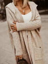 Load image into Gallery viewer, Full Size SIMPLY LIVE Hooded Cardigan