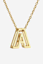 Load image into Gallery viewer, A to J Letter Pendant Necklace