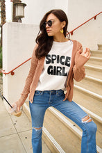 Load image into Gallery viewer, Simply Love Full Size SPICE GIRL Short Sleeve T-Shirt