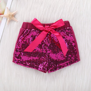 GIRLS Sequin Elastic Waist Shorts