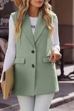 Load image into Gallery viewer, Longline Blazer Vest with Pockets