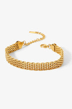 Load image into Gallery viewer, 18K Gold-Plated Wide Chain Bracelet