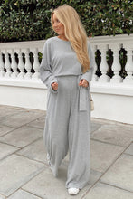 Load image into Gallery viewer, Long Sleeve Round Neck Jumpsuit