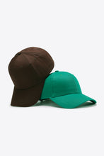 Load image into Gallery viewer, Plain Adjustable Cotton Baseball Cap