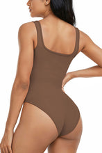 Load image into Gallery viewer, Wide Strap Square Neck Active Bodysuit