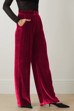 Load image into Gallery viewer, Loose Fit High Waist Long Pants with Pockets