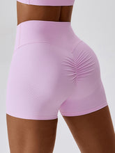 Load image into Gallery viewer, Wide Waistband Slim Fit Sports Shorts