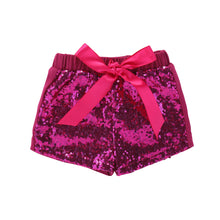 Load image into Gallery viewer, GIRLS Sequin Elastic Waist Shorts