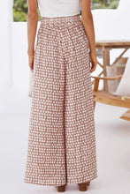 Load image into Gallery viewer, Polka Dot High Waist Wide Leg Pants with Pockets